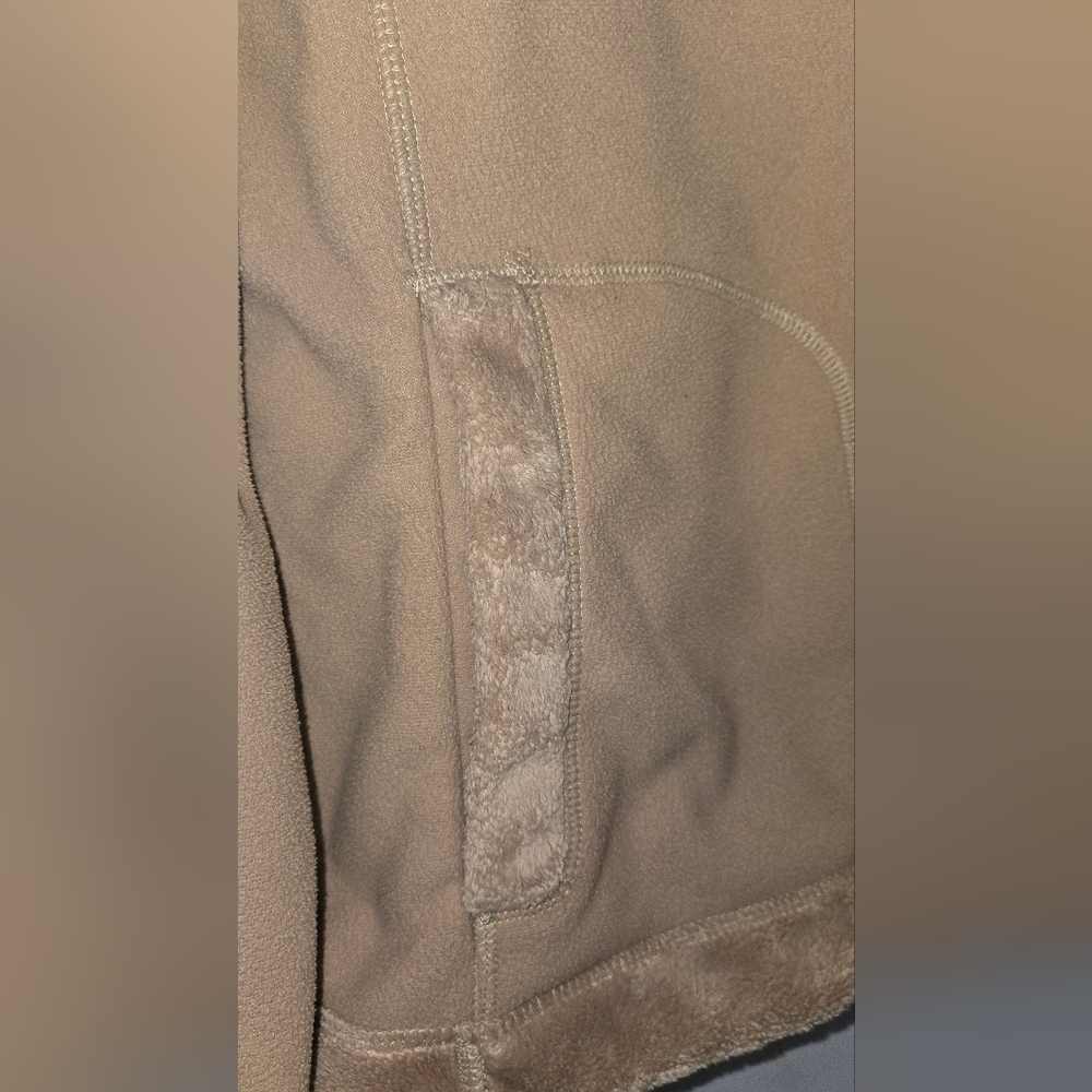 Lands' End Women's Tan Teddy Jacket - Picture 4 of 6
